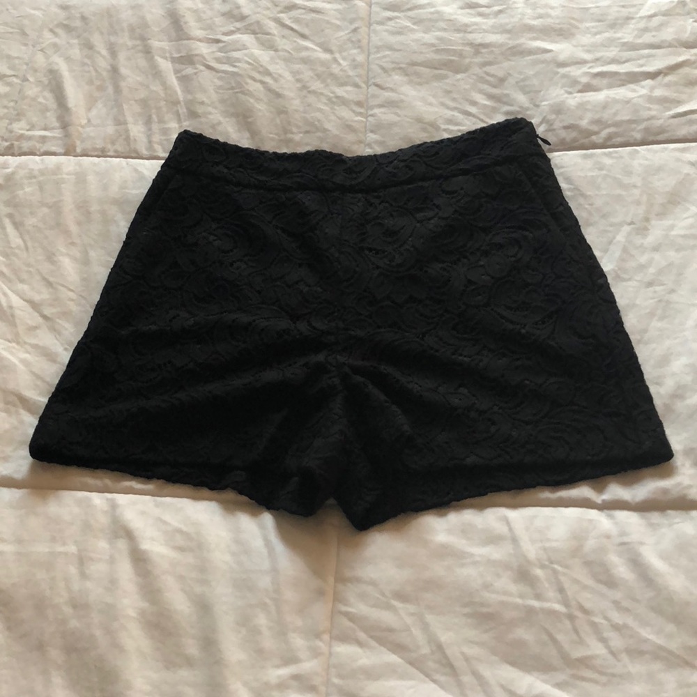 Lace High Waisted Shorts